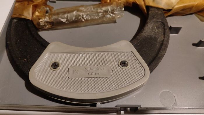 Vintage USSR Micrometer MK 100-125mm (0.01mm) - New Old Stock NOS