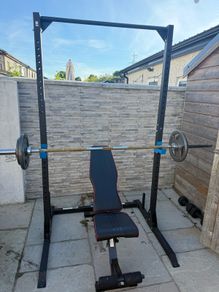 Weight rack and bench