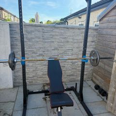 Weight rack and bench