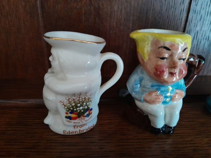 3 minature Toby jugs