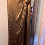 Brand new khaki satin trousers size 12/14 Image 3