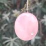 Polished Rose Quartz and Sterling Silver chain set Image 7