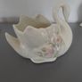 Ceramic Swan Planter Image 3