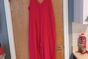 Dunnes  Stores Red Jump In Jumpsuit.  Size  L- 16-18.  B.N.W.T
