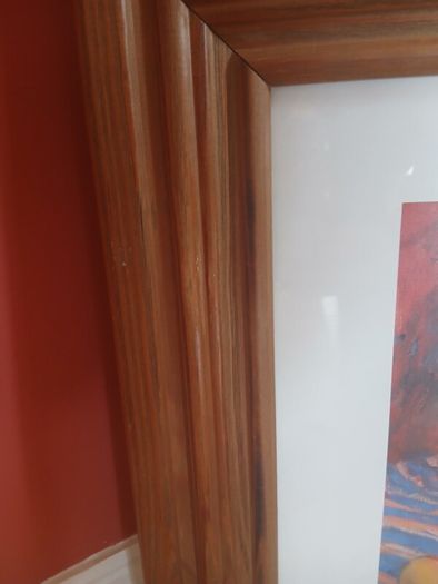 Framed Art Print: "The Striped Cloth" by Edward Noot