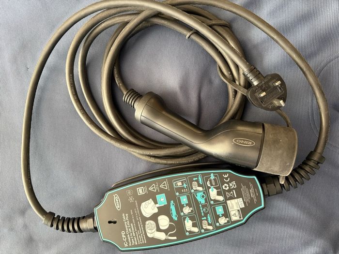 3-pin Plug To Type 2 Electric Vehicle Charging Cable