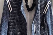 SANDRO boucle striped jacket Sz 2 (Fit10-12UK) Rrp 350 (New)