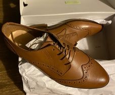 Brand New Aldo Office Brown Leather Woman Shoes