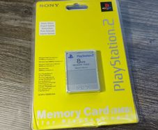 Ps2 Satin Silver memory card seald