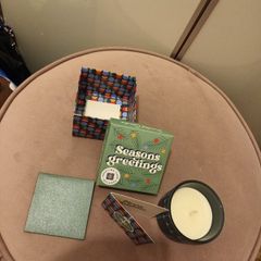 Luxury boxed Christmas Scented Candle & Card