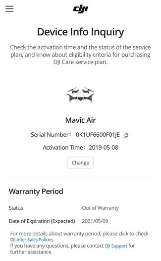 DJI Mavic Air drone