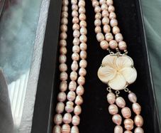 cultured freshwater baroque pearls necklace