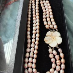 cultured freshwater baroque pearls necklace