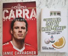 Football Book Bundle, Carra Autobiography & "Pulled Off at Half-Time"