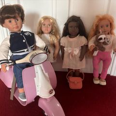 Our Generation Dolls and Scooter