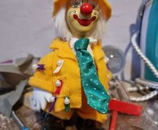 Vintage porcelain clown