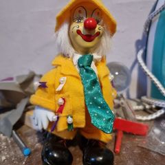 Vintage porcelain clown