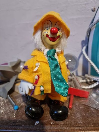 Vintage porcelain clown