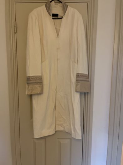 Cream coat