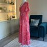 Ladies Pink & White Long Summer Dress from New Look Image 9