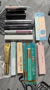 Lumene and hair brush lash & brow serum and mascaras from milk makeup, Laura mercier, KvD, beauty pie, Plouise, wander beauty? Milani, milliefee, 2aN