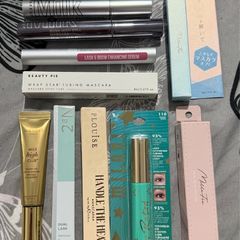 Lumene and hair brush lash & brow serum and mascaras from milk makeup, Laura mercier, KvD, beauty pie, Plouise, wander beauty? Milani, milliefee, 2aN