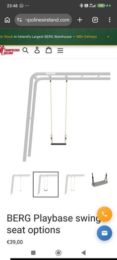 Berg PlayBase Climbing Frame - Large (Still in Box)