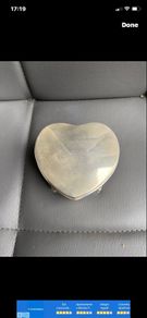 Antique silver trinket box 1906 925 silver hallmarked
