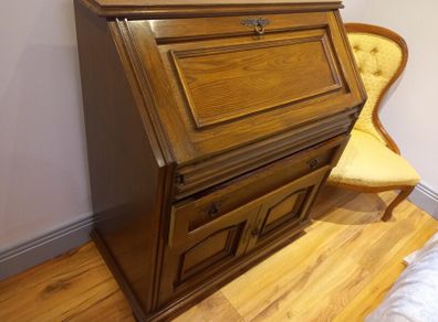 Antique Oak wrighting Bureau