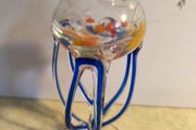 Duisk Irish Hand cut Glass Lovely  decorative glass small bowl.