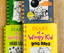 Diary of a Wimpy Kid Books x4 - 2 Hardbacks - Excellent Condition