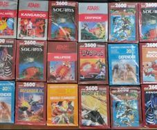 Genuine Sealed Atari 2600 Video Games Bundle.