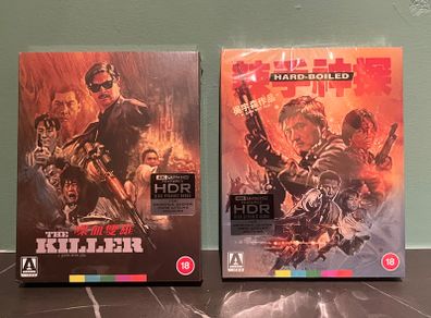 Hard Boiled/The Killer 4K UHD Box Sets - Limited Edition - Out of Print - Brand New