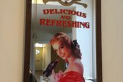 Coca Cola Clock &amp; Mirror 74 cm x 38.5 cm