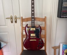 Vintage SG electric guitar