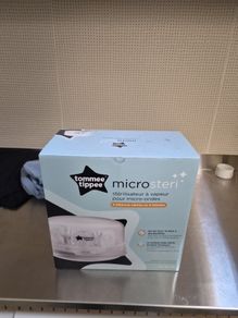 Baby bottle microwave steriliser tommee tippee microsteri
