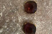 Nina Ricci gold filled clip on earrings