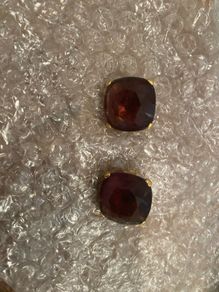 Nina Ricci gold filled clip on earrings