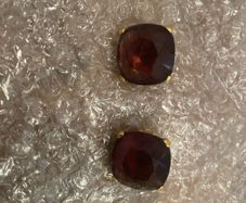 Nina Ricci gold filled clip on earrings
