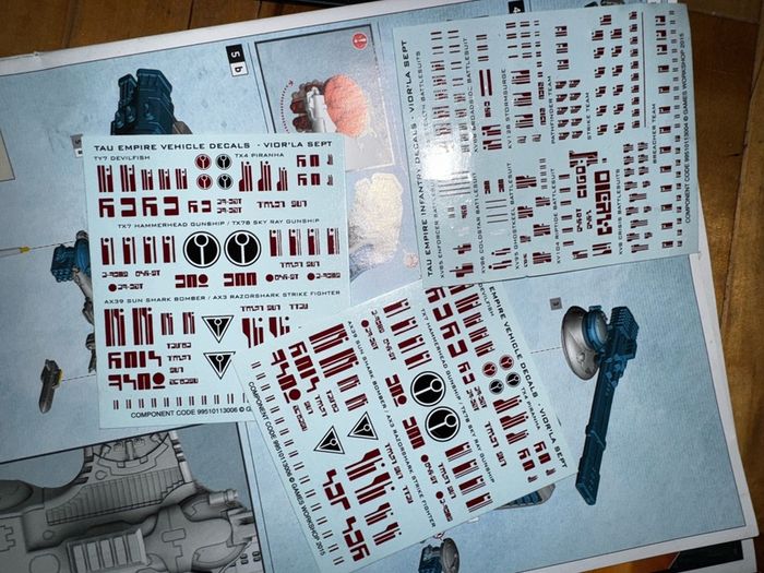 Warhammer 40K Tau Empire Army Bundle Riptide, Hammerheads, Suits & Ghostkeel (Unbuilt)