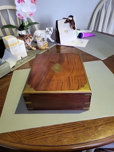 vintage rosewood box