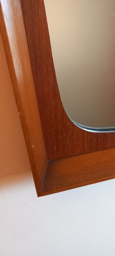 Beautiful Mid Century Teak framed mirror