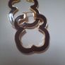 Bear silhouette earrings Image 2