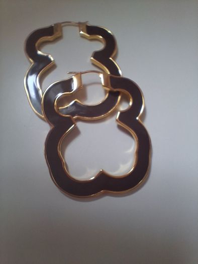 Bear silhouette earrings