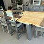 Reclaimed Pine Extendable Dining Table & 6 Chairs Image 4