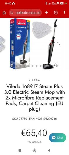 Vileda steam mop Brand New