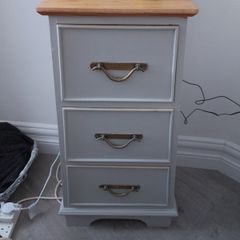 Pyramid Shaped Solid Real Teak Drawer Unit