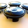 Only 2 ,caps left not full set. MINI BLACK LOGO Mini Cooper 54mm Alloy Wheel Center Caps cap Hub Cover 54 Image 3