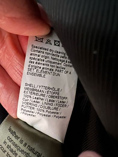 NEW River Island 100% Leather jacket UK 12 but is more like UK10