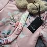 6-12m, Firetrap Floral Jacket with Faux Fur Collar Image 2